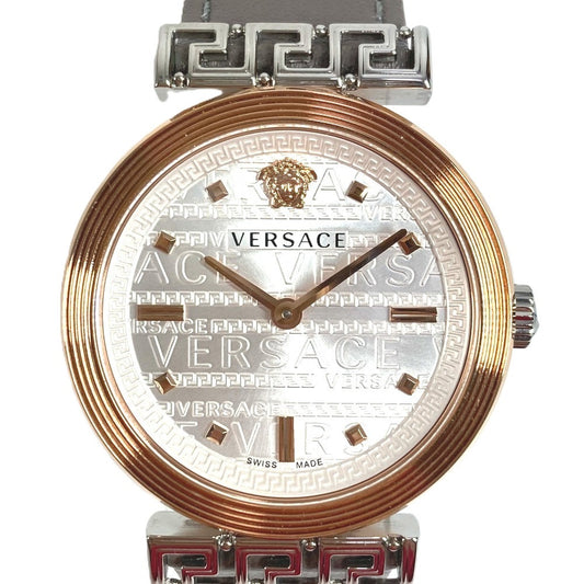 VERSACE VELW00922 Medusa Logo MEANDER Women's Watch, Stainless Steel, Gray