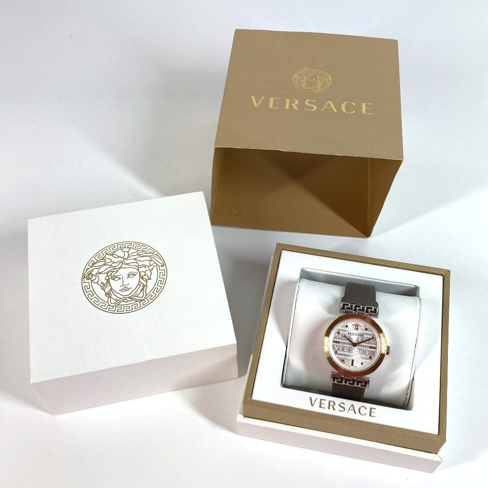 VERSACE VELW00922 メデューサ ロゴ MEANDER ミアンダー レディースウォッチ ウォッチ 腕時計 SS レディース グレー系