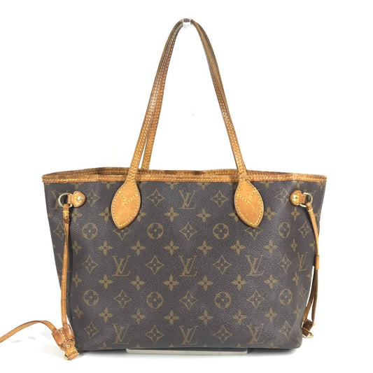 LOUIS VUITTON M40155 モノグラム ネヴァーフルPM ネヴァーフル PM カバン 肩掛け ショルダーバッグ トートバッグ モノグラムキャンバス ユニセックス ブラウン