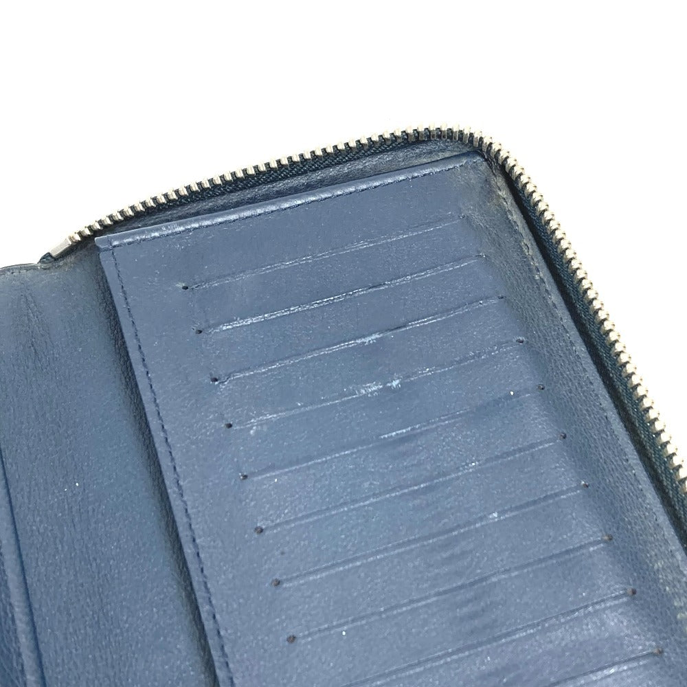 LOUIS VUITTON M58823 ジッピーウォレット ヴェルティカル ラウンドファスナー ロングウォレット 長財布 トリヨンレザー ユニセックス ネイビー