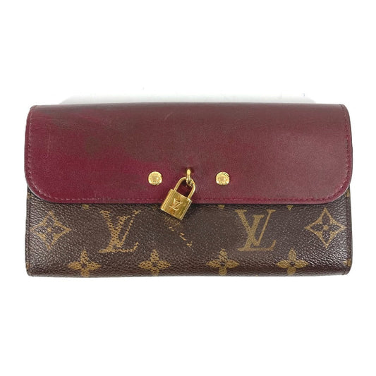 LOUIS VUITTON M61852 モノグラム ポルトフォイユヴィーナス ロングウォレット フラップ 2つ折り 長財布 モノグラムキャンバス ユニセックス レゼン ブラウン
