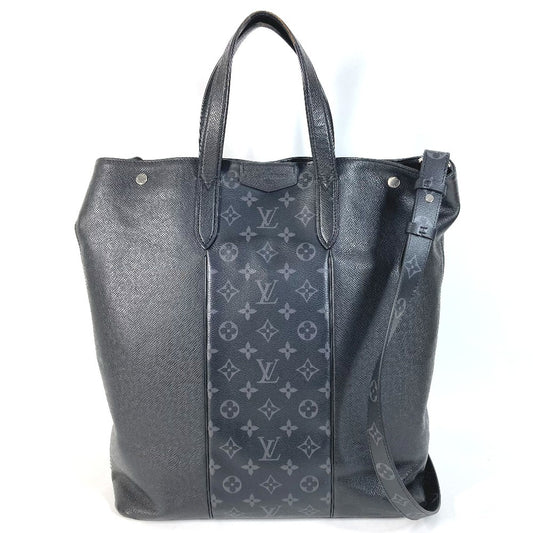 LOUIS VUITTON M30431 タイガラマ シティ トート ハンドバッグ カバン 縦型 2WAYバッグ ショルダーバッグ トートバッグ タイガレザー ユニセックス ブラック