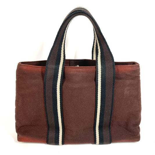 HERMES Troca Horizontal PM Troca Horizontal PM Handbag Tote Bag Cotton Unisex Brown
