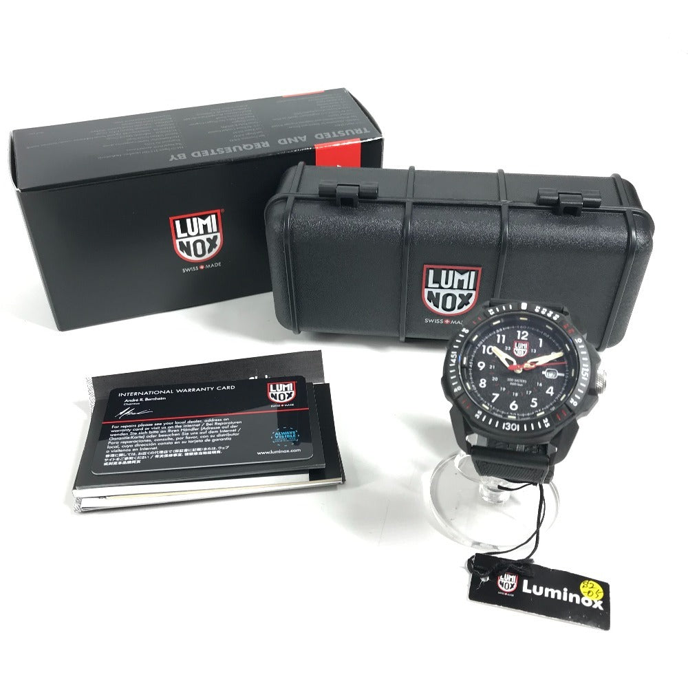 LUMINOX 1001 ミリタリーウォッチ アイスサー アークティック icesar arctic 46mm military watch メンズウォッチ ウォッチ 腕時計 カーボン メンズ ブラック
