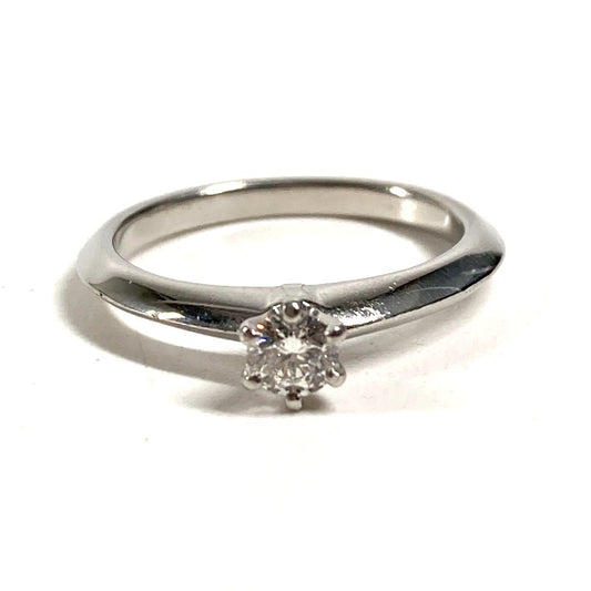 TIFFANY&Co. D0.18ct 1PD ダイヤ ダイヤモンド アクセサリー ジュエリー プラチナ リング・指輪 Pt950 レディース シルバー