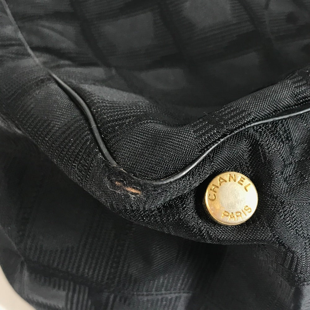 CHANEL A15991 CC CC Mark logo New Travel Line MM New Travel Line MM Shoulder bag, handbag, shoulder bag Tote Bag Nylon / Leather Black Used