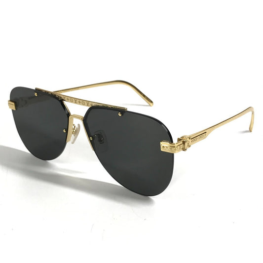 LOUIS VUITTON Z1261E Ash sunglasses glasses glasses eyewear sunglasses Metal Gold Used