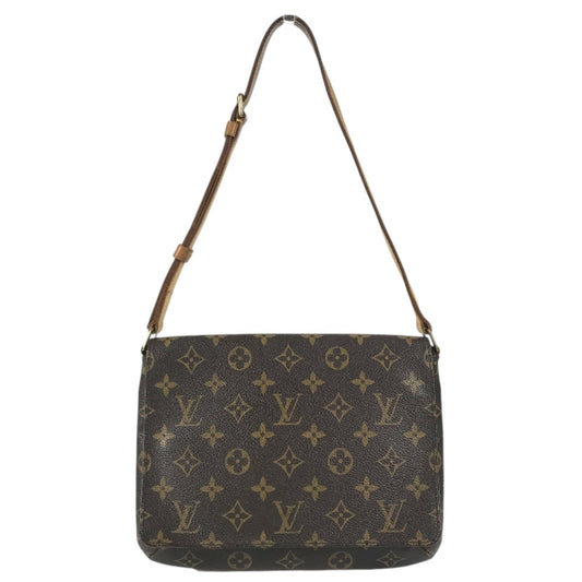 LOUIS VUITTON M51388 Monogram MusetteTango Musette Tango Bag Crossbody Flap Shoulder Bag MonogramCanvas Brown Used
