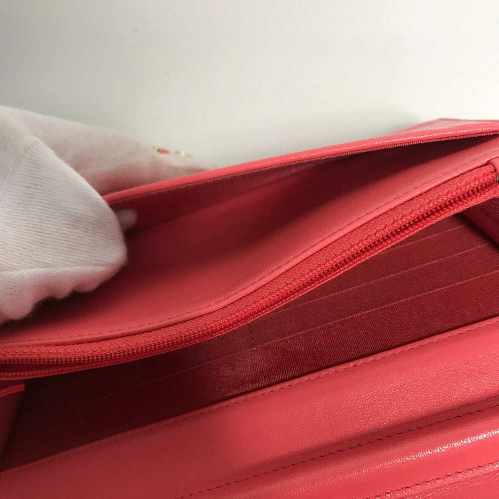 CHANEL A80972 CC ココマーク マトラッセ バイカラー マドモアゼル チェーンウォレット 長財布 斜め掛け カバン ポシェット ショルダーバッグ レザー レディース ピンク - brandshop-reference