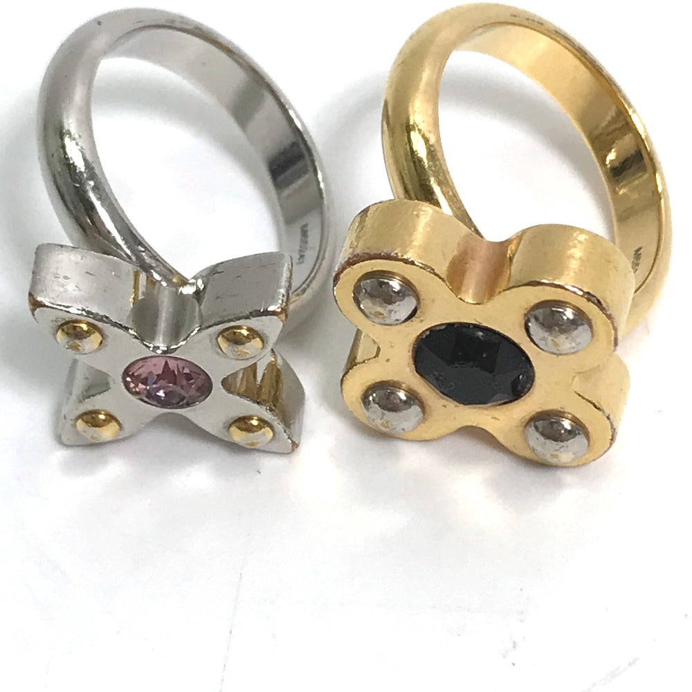 LOUIS VUITTON M65247 ラインストーン バーグ・ラブレターズ ラインストーン 2点セット アクセサリー リング・指輪 メタル レディース ゴールド