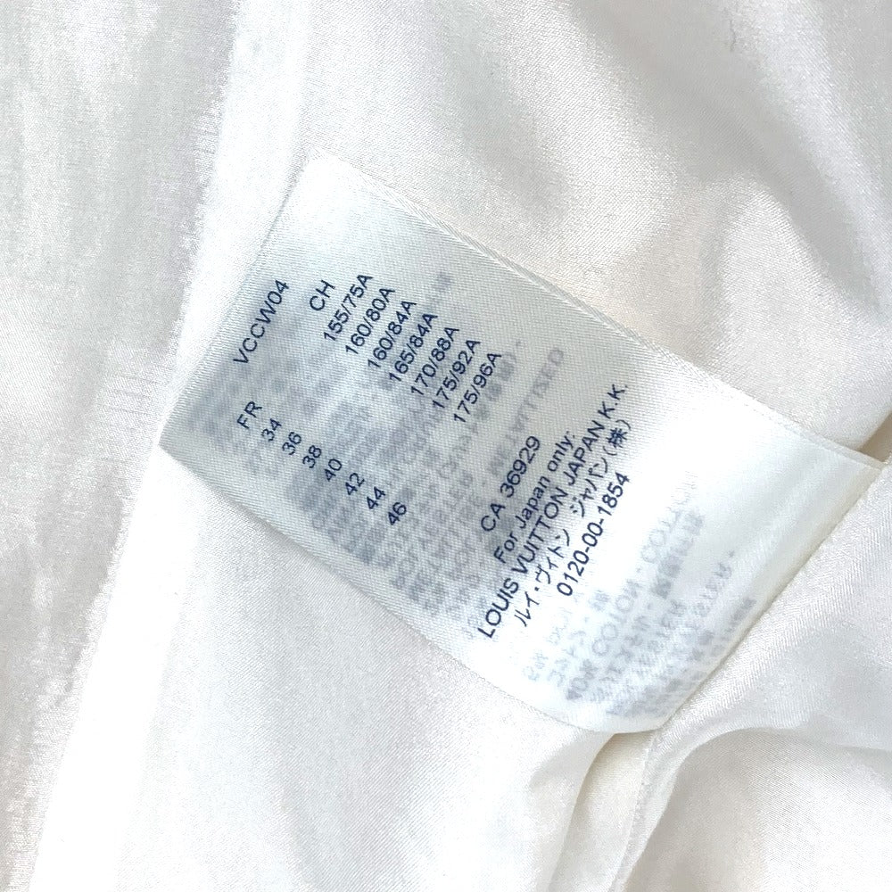 LOUIS VUITTON ワッペン 刺繍 ノースリーブ 袖なし フロントジップ アパレル RW192 ワンピース ポリエステル レディース ベージュ - brandshop-reference