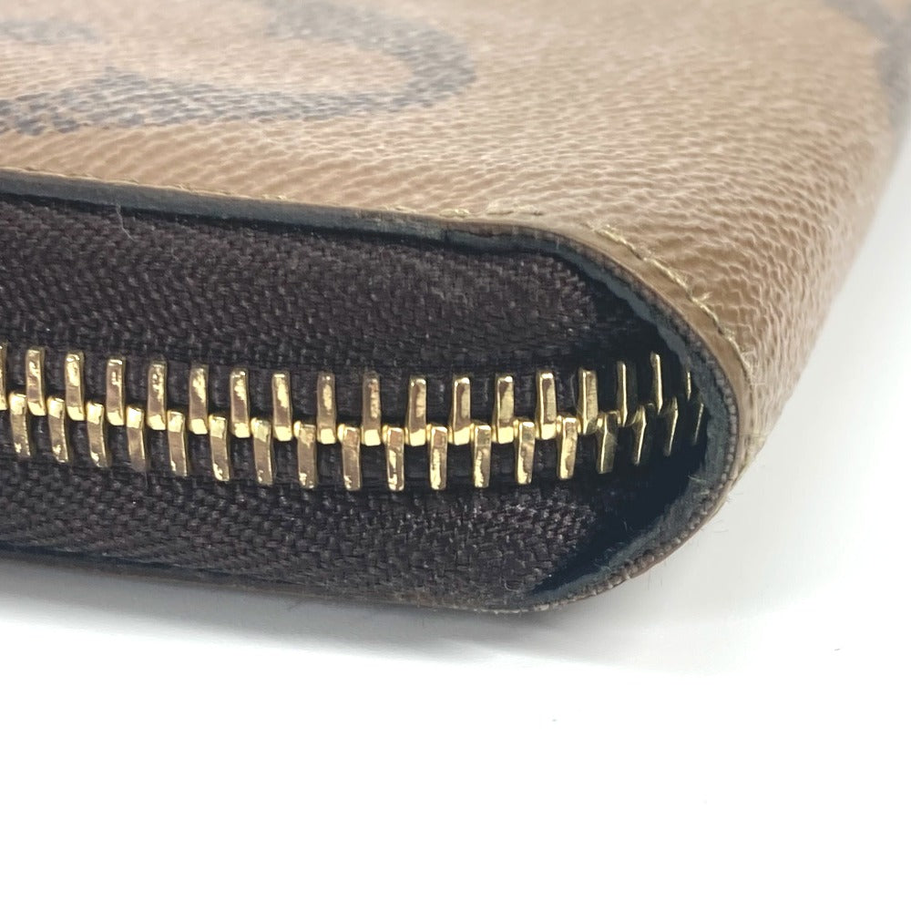 LOUIS VUITTON M69353 Giant Monogram Reverse Zippy Wallet, Round Zipper, Long Wallet, Monogram Reverse Canvas, Women's, Brown