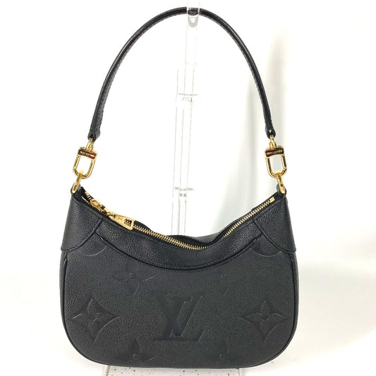 LOUIS VUITTON M46002 Monogram Empreinte Bagatelle NM Shoulder Bag in Monogram Empreinte Leather, Women's, Noir Black