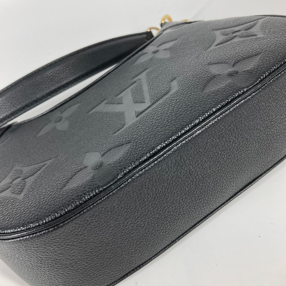 LOUIS VUITTON M46002 Monogram Empreinte Bagatelle NM Shoulder Bag in Monogram Empreinte Leather, Women's, Noir Black