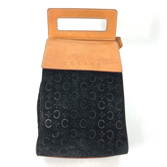 CELINE Crossbody Bag, Logo Macadam, Crossbody Belt Bag, Shoulder Bag, Leather/Suede, Brown, Women's