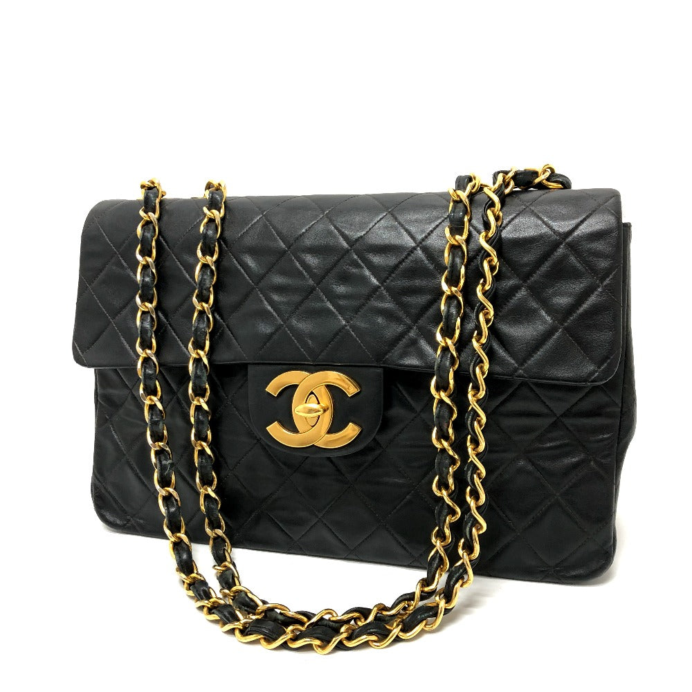 CHANEL Wチェーン デカマトラッセ34 2WAYバッグ カバン ショルダーバッグ レザー レディース | brandshop-reference