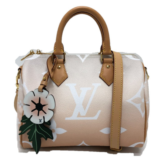 LOUIS VUITTON M45722 Monogram Giant Gradient Speedy Bandouliere 25 2-Way Mini Boston Bag Shoulder Bag Monogram Giant Canvas Women's Blue Pink