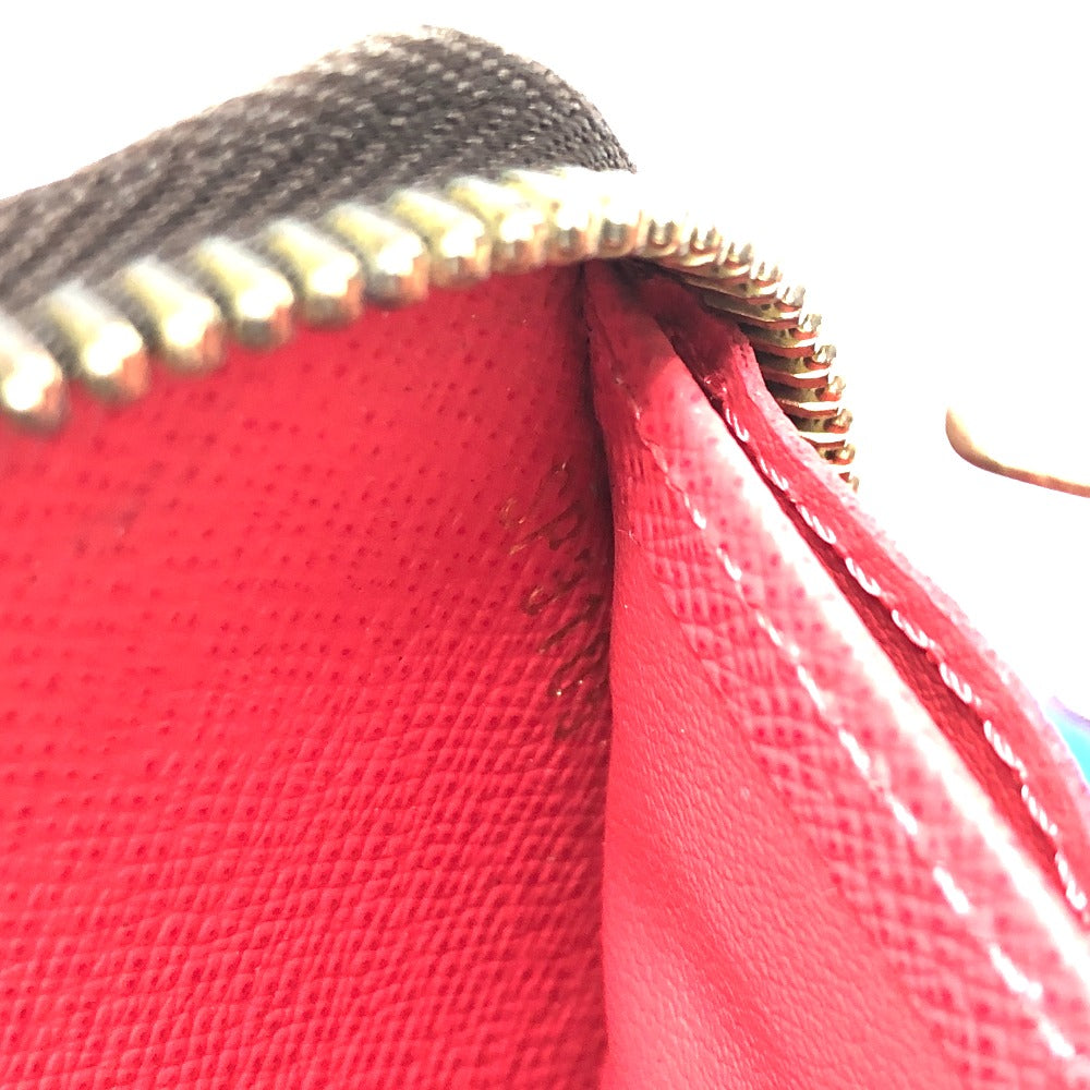 LOUIS VUITTON M61364 モノグラム ジッピー ウォレット トーテム ウォレット 長財布 モノグラムキャンバス レディース ブラウン/レッド