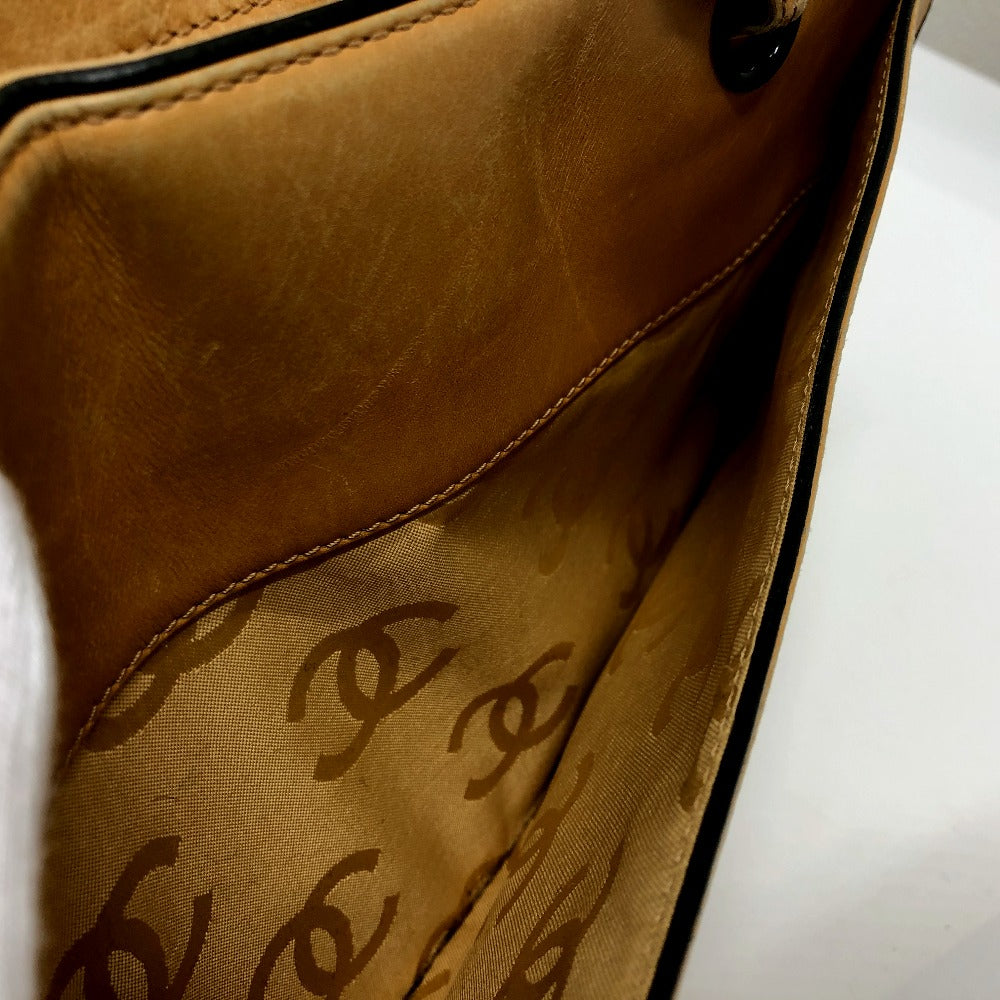 CHANEL ココマーク チェーンバッグ 肩掛けバッグ ショルダーバッグ カーフレザー レディース ブラウン - brandshop-reference