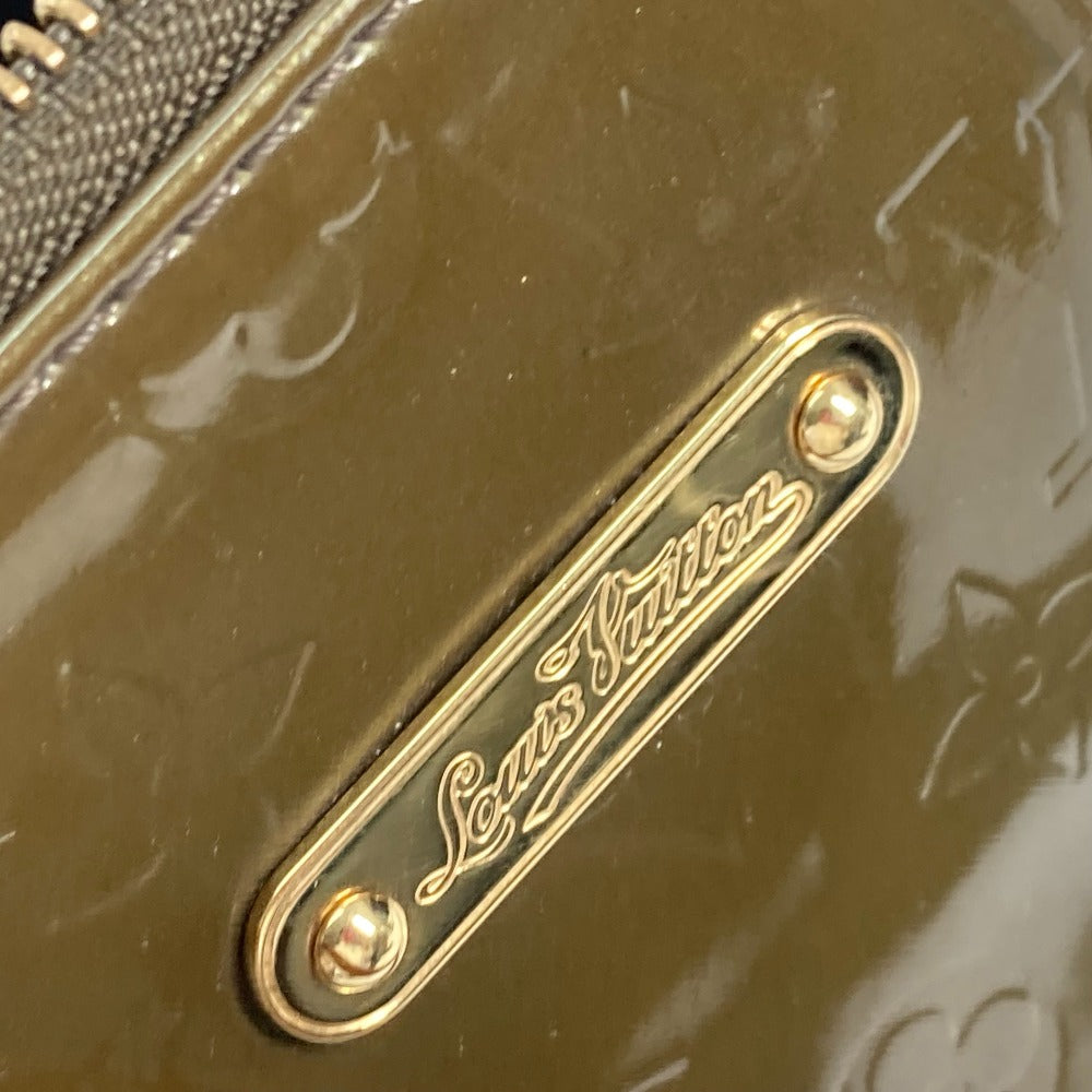 LOUIS VUITTON M93674 Monogram Vernis Bellevue GM Shoulder Tote Bag in Monogram Vernis Canvas, Women's, Vert Bronze/Khaki