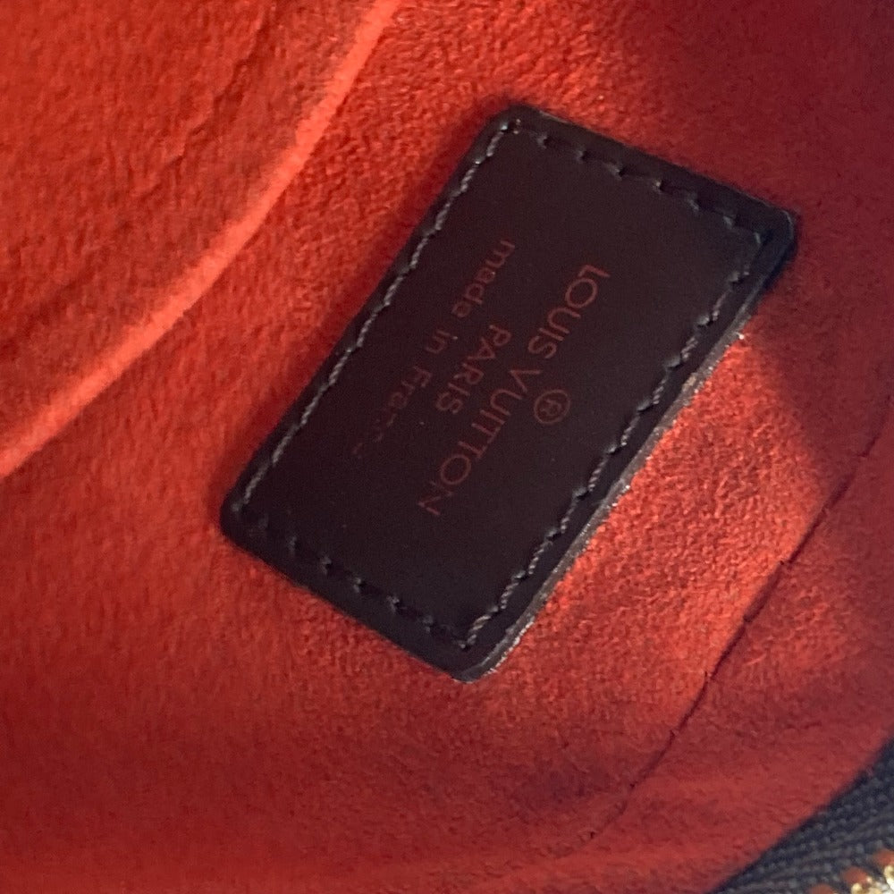 LOUIS VUITTON N51294 Damier Ipanema PM Crossbody Pochette Shoulder Bag in Damier Canvas, Ebene Brown, Women's