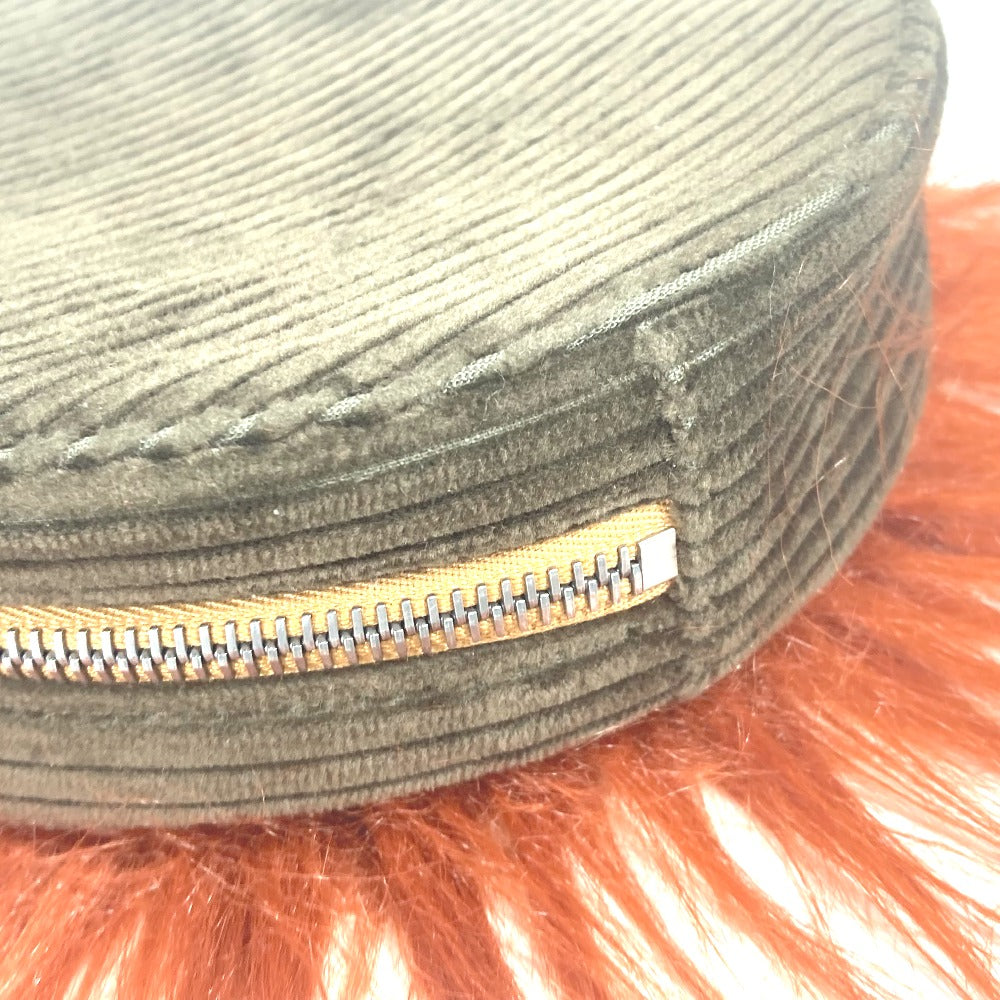 GUCCI 704806 GG らいおん ライオン ラウンド カバン ストラップ付 ポーチ クラッチバッグ ファー レディース - brandshop-reference