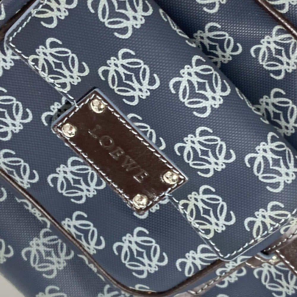 LOEWE ショルダーバッグ 肩掛け アナグラム ロゴ ポーチ付き ミニボストンバッグ ハンドバッグ ボストンバッグ PVC/レザー メンズ - brandshop-reference