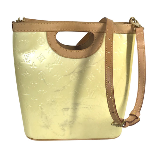 LOUIS VUITTON M91366 モノグラムヴェルニ スティルウッド・ヴェルティカル カバン 2WAYバッグ ショルダーバッグ ハンドバッグ モノグラムヴェルニキャンバス レディース ペルル ホワイト