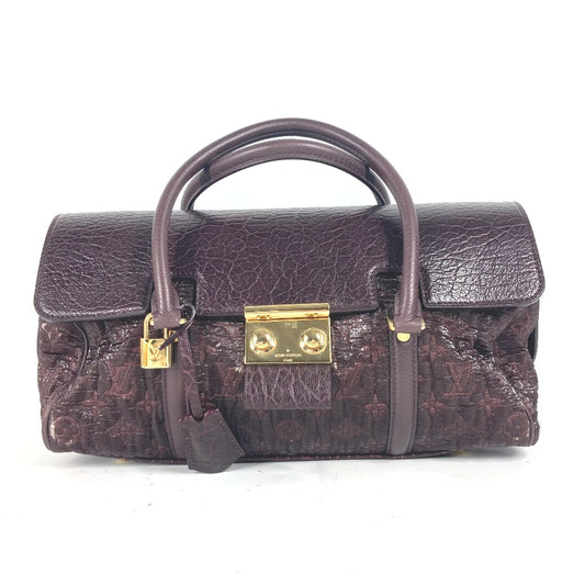 LOUIS VUITTON M93474 Monogram Volupté Botte Tote Bag, Flap Handbag, Coated Canvas, Women's, Purple