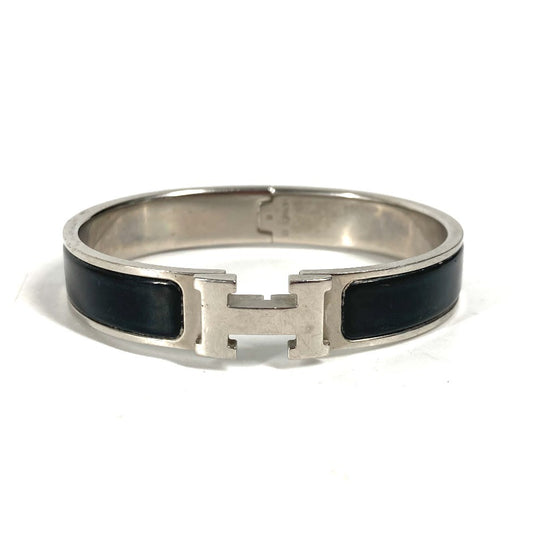 HERMES クリッククラックPM ブレスレット アクセサリー バングル メタル レディース ブラック - brandshop-reference