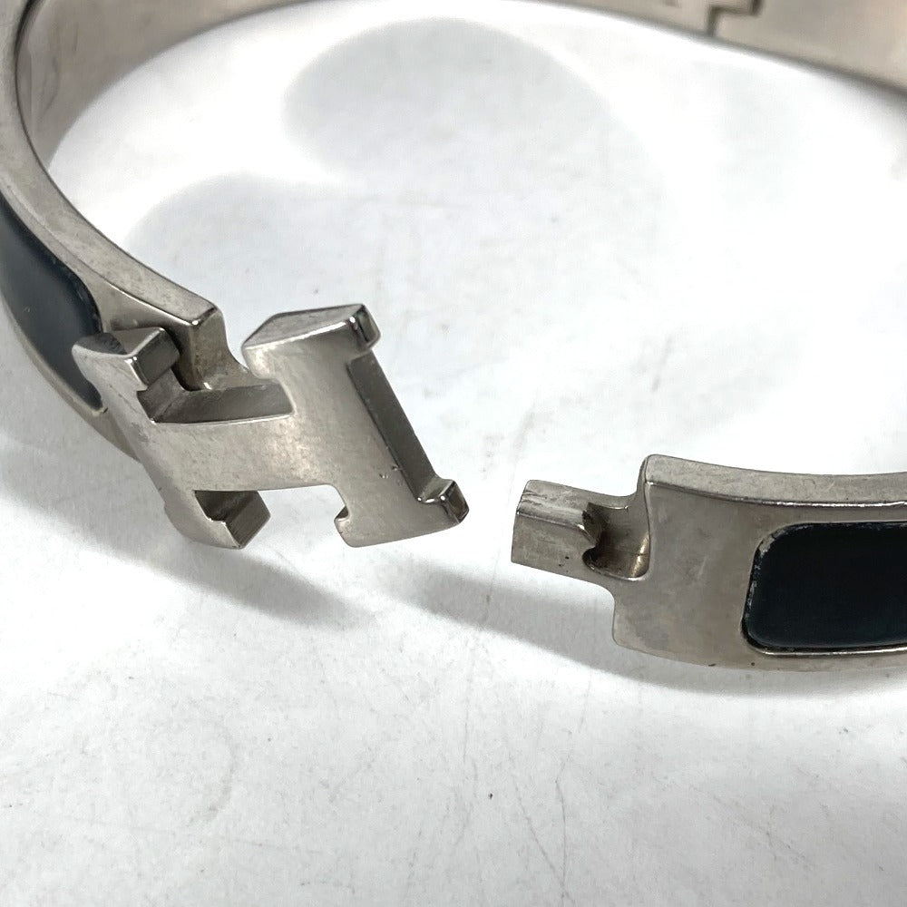 HERMES クリッククラックPM ブレスレット アクセサリー バングル メタル レディース ブラック - brandshop-reference