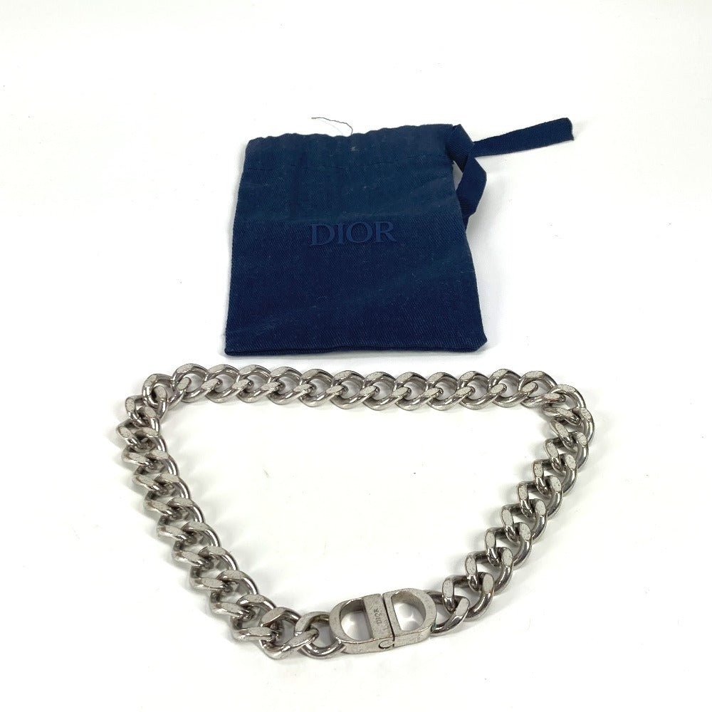 Dior チェーン ネックレス メタル ユニセックス シルバー - brandshop-reference