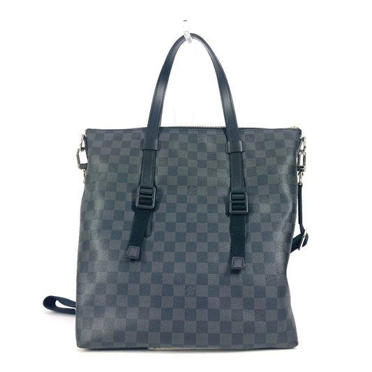 LOUIS VUITTON N41456 ダミエグラフィット スカイライン 斜め掛け カバン トートバッグ 2WAYバッグ ショルダーバッグ ダミエグラフィットキャンバス ユニセックス ブラック - brandshop-reference