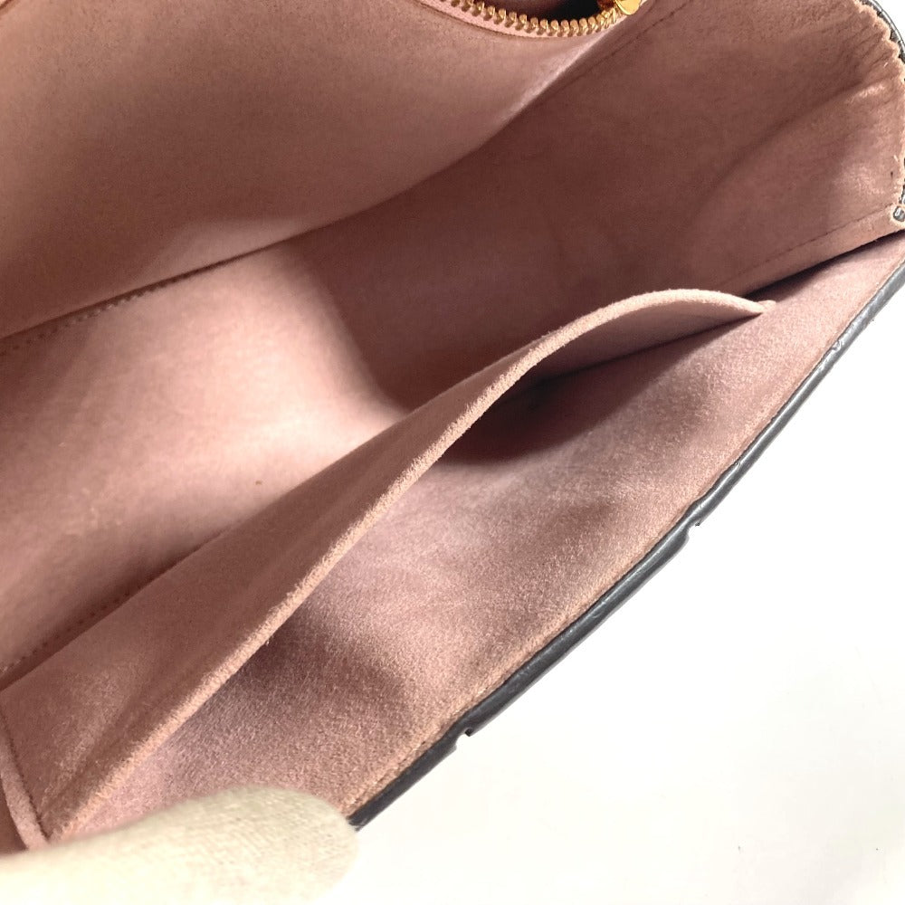 LOUIS VUITTON N64418 ダミエ ワイト カバン 斜め掛け フラップ ポシェット Wチェーン ショルダーバッグ ダミエキャンバス レディース ピンク - brandshop-reference