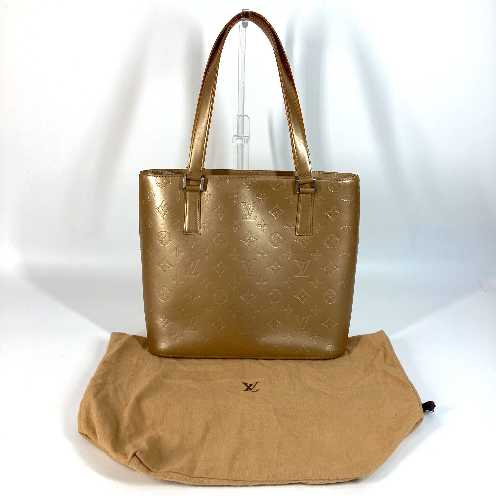 LOUIS VUITTON M55117 モノグラム・マット ストックトン カバン トートバッグ 肩掛け ショルダーバッグ モノグラムマットレザー レディース アンブレ ベージュ - brandshop-reference