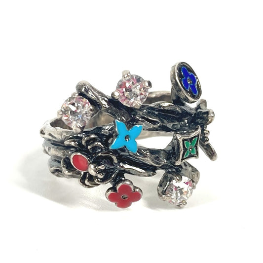 LOUIS VUITTON MP2450 バーグ・LVフェアリーテイル アクセサリー ラインストーン リング・指輪 メタル メンズ シルバー - brandshop-reference