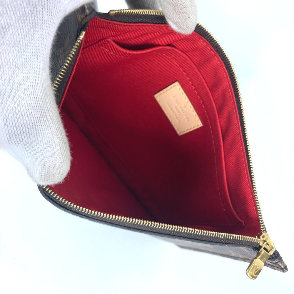 LOUIS VUITTON M45199 Monogram Carry It Tote Bag with Pouch, Monogram Canvas Shoulder Bag, Women's, Brown