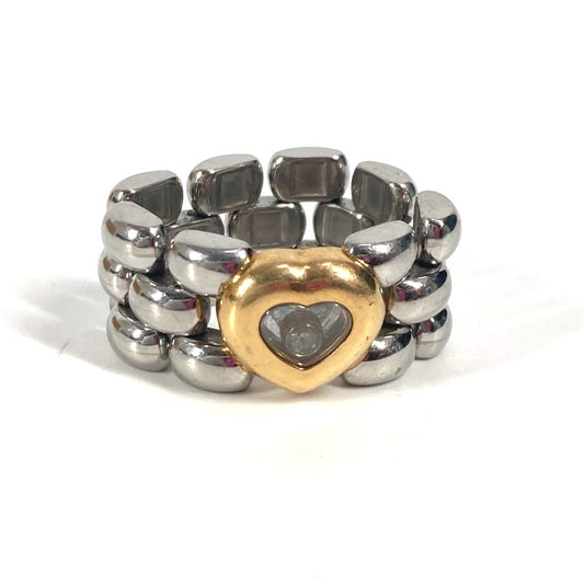 Chopard Happy Diamonds Heart Accessory Ring, Stainless Steel, Women's, Silver