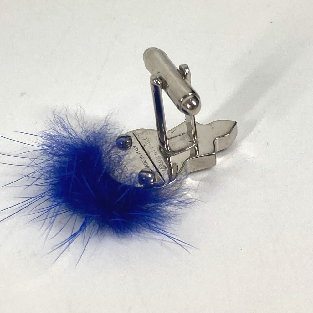 FENDI Karl Lagerfeld Men's Metal Cufflinks in Blue