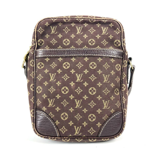 LOUIS VUITTON M95228 モノグラムミニラン ダヌーブ カバン ポシェット 斜め掛け ショルダーバッグ モノグラムミニランキャンバス ユニセックス ブラウン