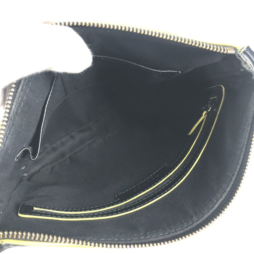 BVLGARI Logo S.Bulgari Shoulder Bag, Pochette, Unisex, Gray, PVC/Leather