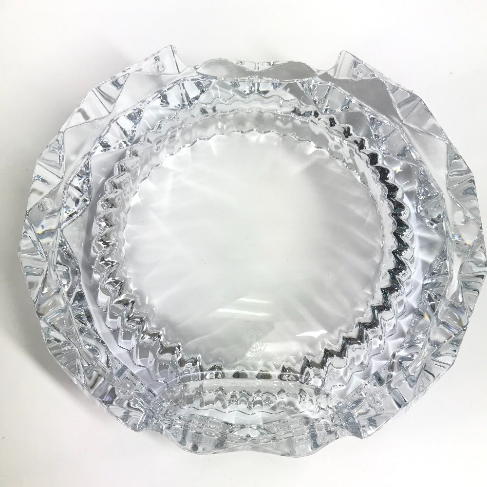 Baccarat ドッグボウル ペットボウル 犬 ワンちゃん ペット 餌皿 プレート お皿 ガラス ユニセックス クリア - brandshop-reference