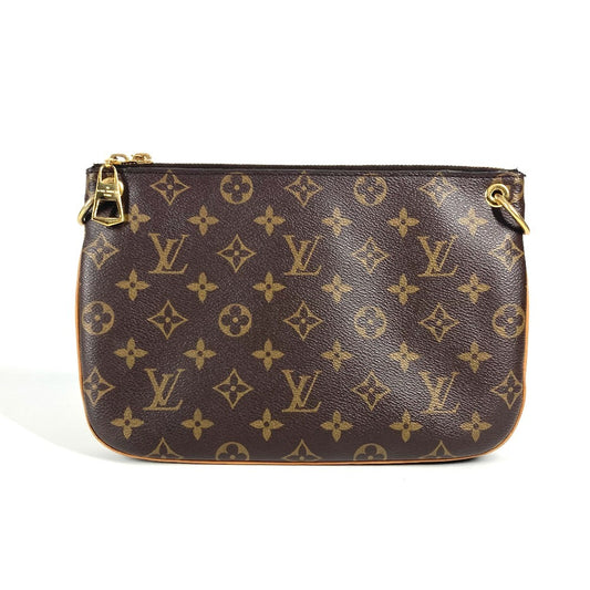 LOUIS VUITTON M44053 モノグラム ロレッタ カバン 斜め掛け ポシェット ショルダーバッグ モノグラムキャンバス レディース ブラウン
