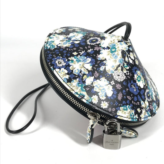 LOUIS VUITTON Bolso Tupi con estampado floral Bolso de hombro Cuero Unisex Negro