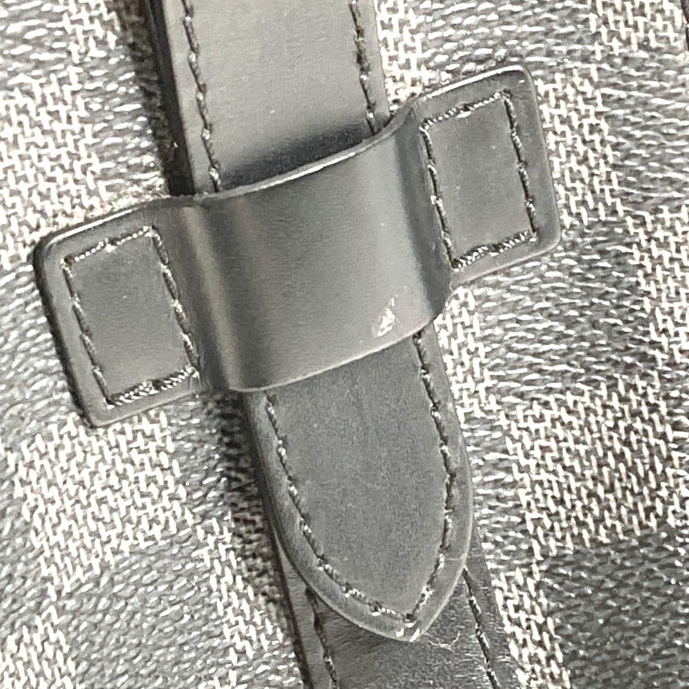 LOUIS VUITTON N41379 Damier Graphite Christopher MM Christopher MM Bag Backpack Rucksack Damier Graphite Canvas Unisex Black