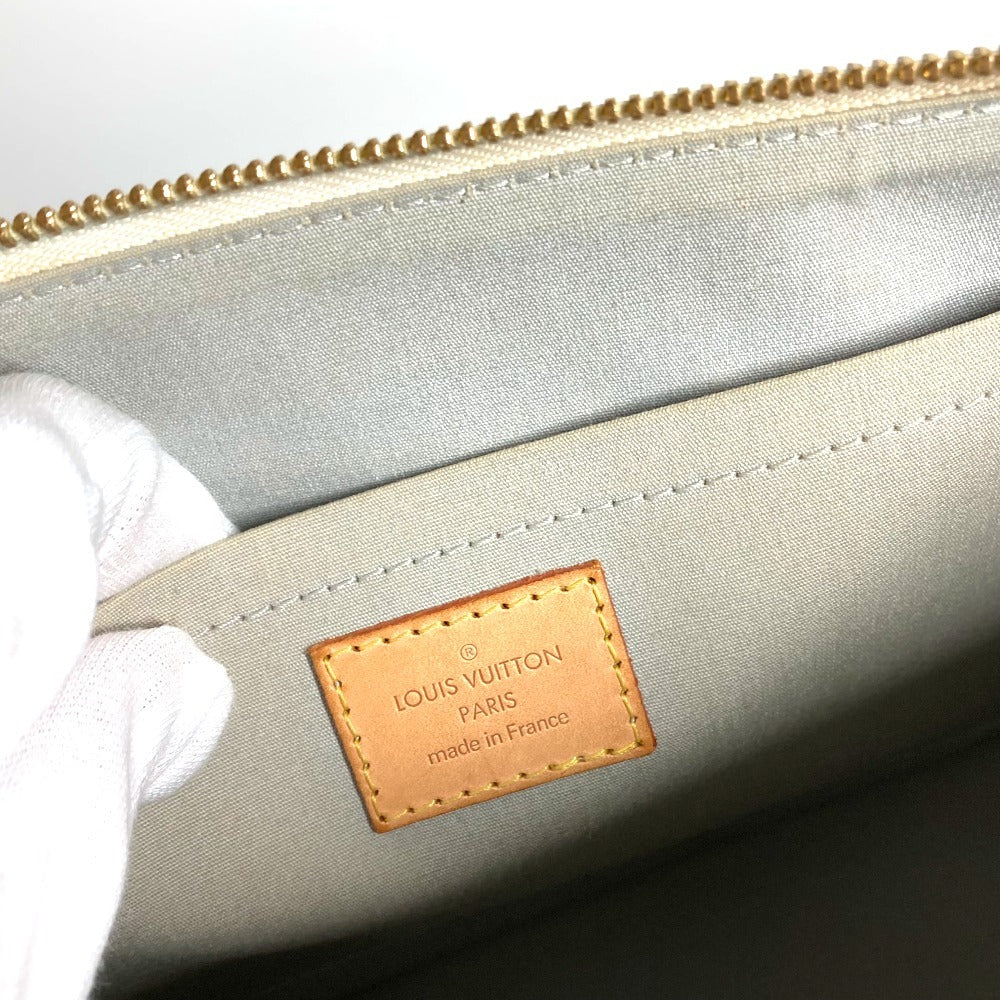 Louis Vuitton M93508 Monogram Vernis Rosewood Avenue Beg Tote Bag Bahu Tangan Monogram Vernis Canvas Wanita Perle White