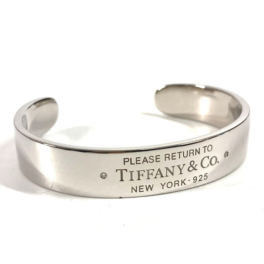 Tiffany & Co. Diamond Diamond Kembali ke Tiffany Cuff Bangle Gelang Aksesori Bangle AG925 Perak Wanita