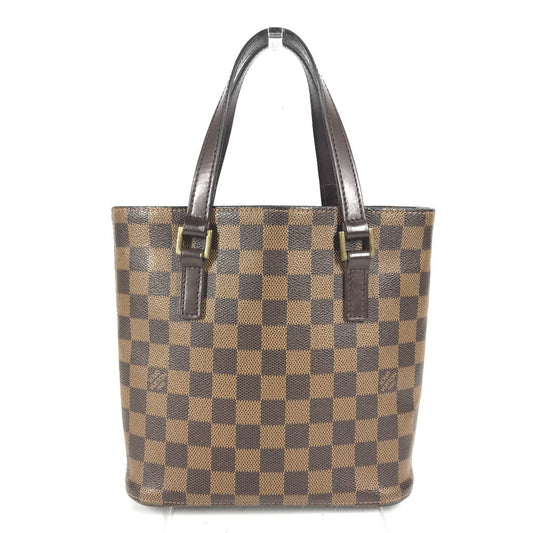 LOUIS VUITTON N51171 Damier SPO Vavan PM Vavan PM Bag Tote Bag Hand Bag Damier Canvas Ebene Brown Used