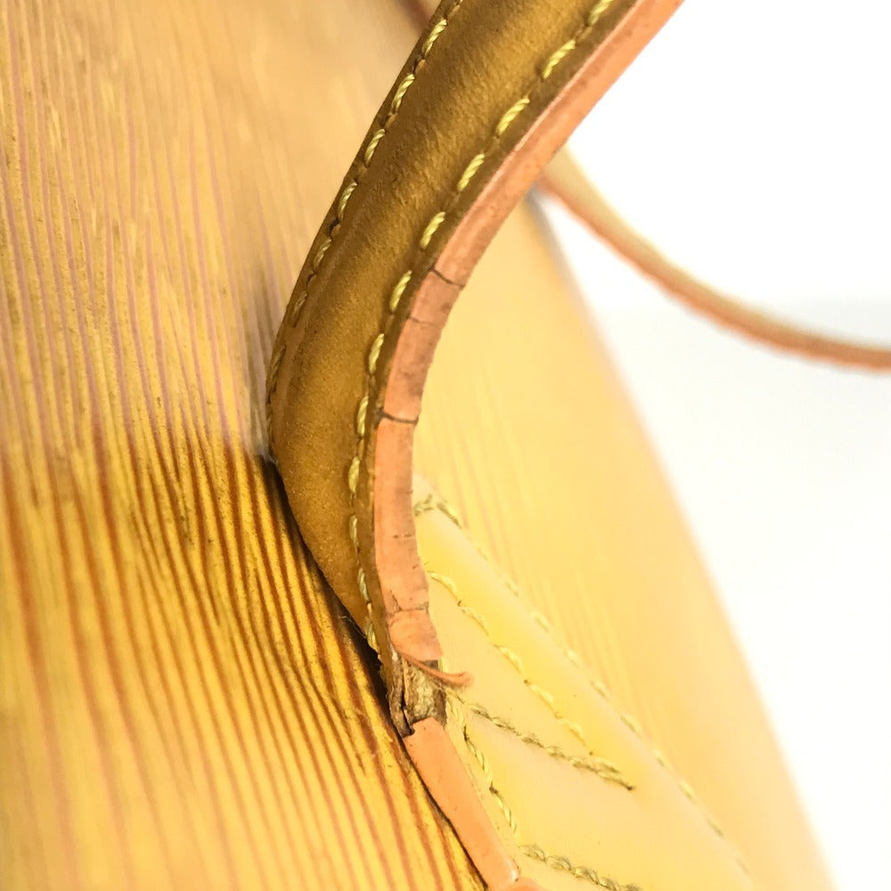 LOUIS VUITTON M52289 エピ リュサック カバン 肩掛け トートバッグ ショルダーバッグ エピレザー ユニセックス タッシリイエロー イエロー