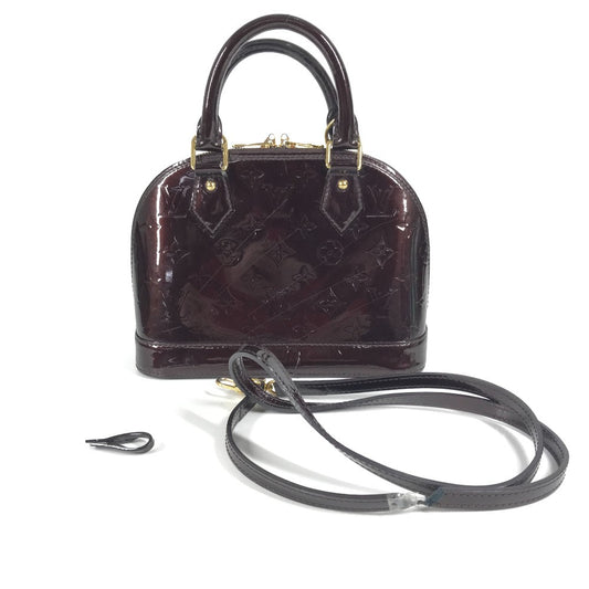 LOUIS VUITTON M91678 モノグラムヴェルニ アルマBB アルマ BB カバン トートバッグ ハンドバッグ モノグラムヴェルニ レディース アマラント パープル